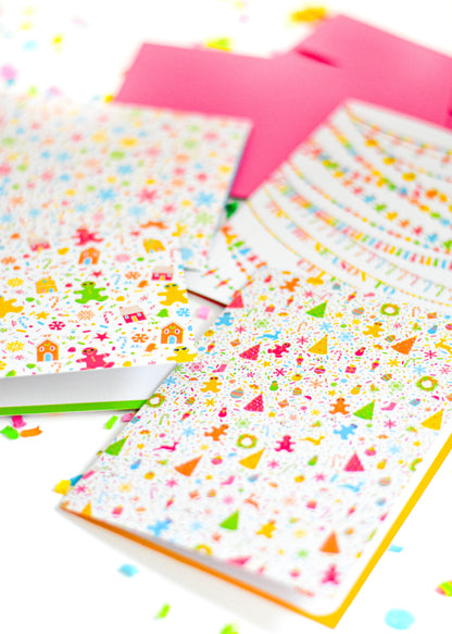 Confetti Greeting Cards Set (Set of 4)