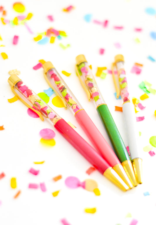 Holiday Confetti Pens