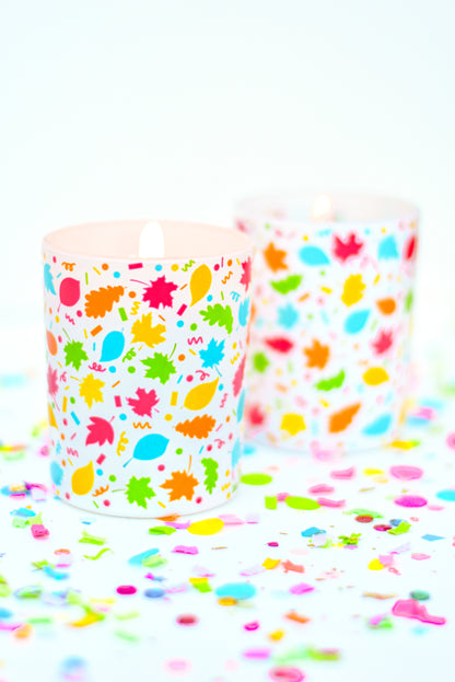 Fall Confetti Candles