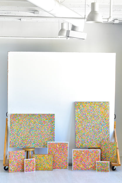 Small Confetti Blend Canvas .02 - 9x11