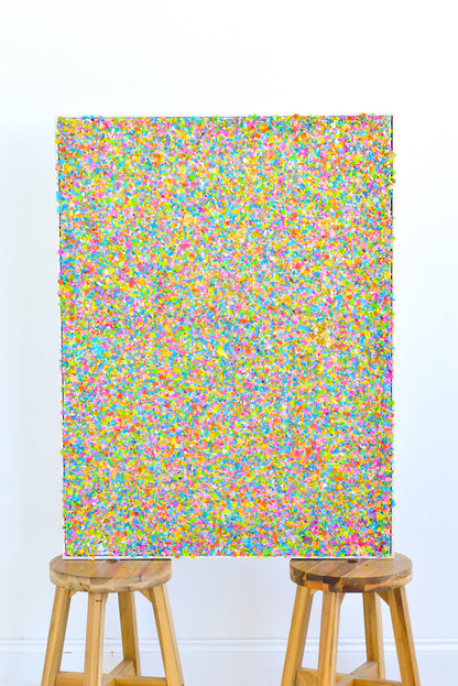 XL Confetti Blend Canvas .02 - 30x40