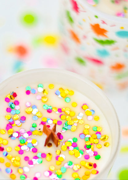 Fall Confetti Candles