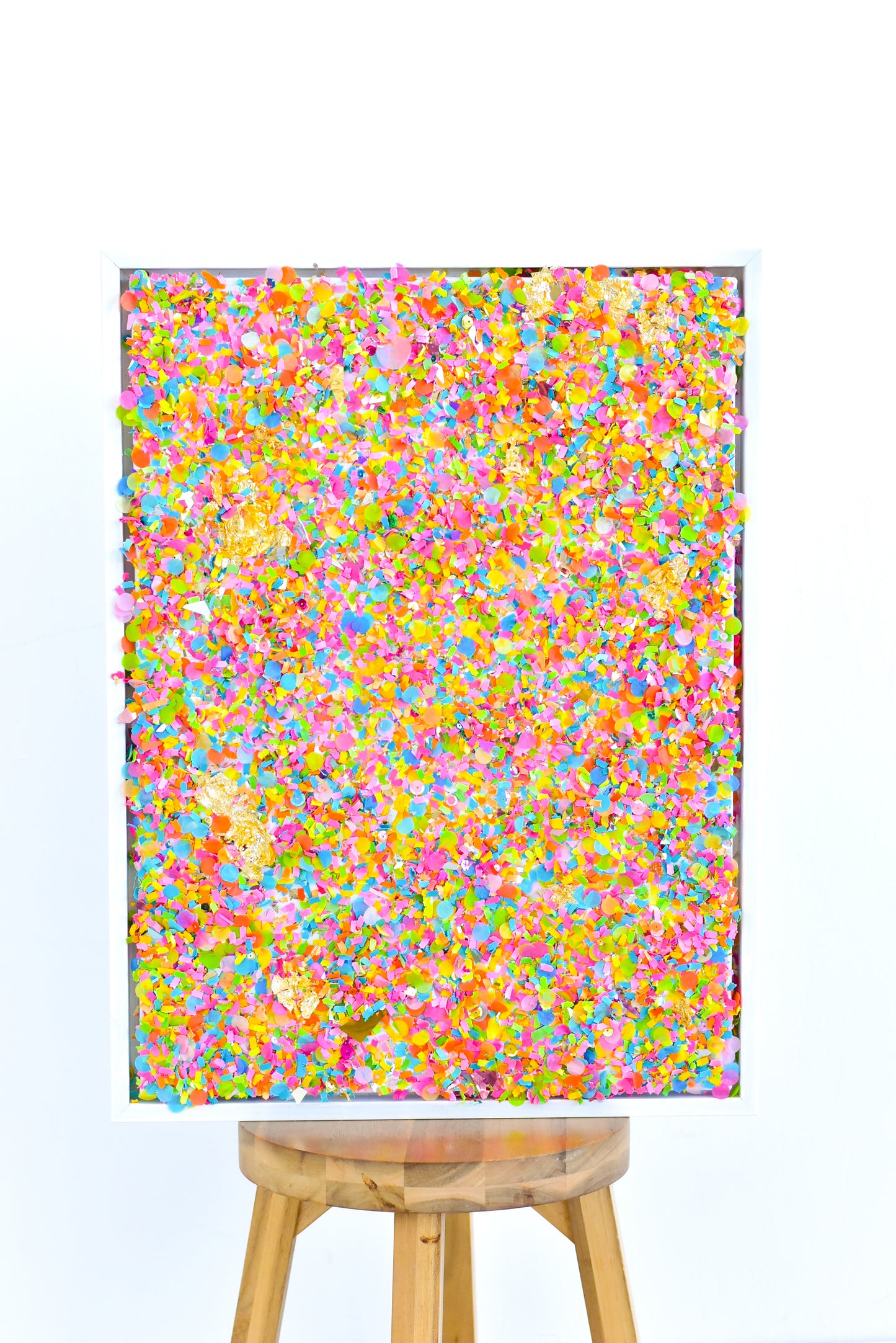 Large Confetti Blend Canvas .02 - 18x24