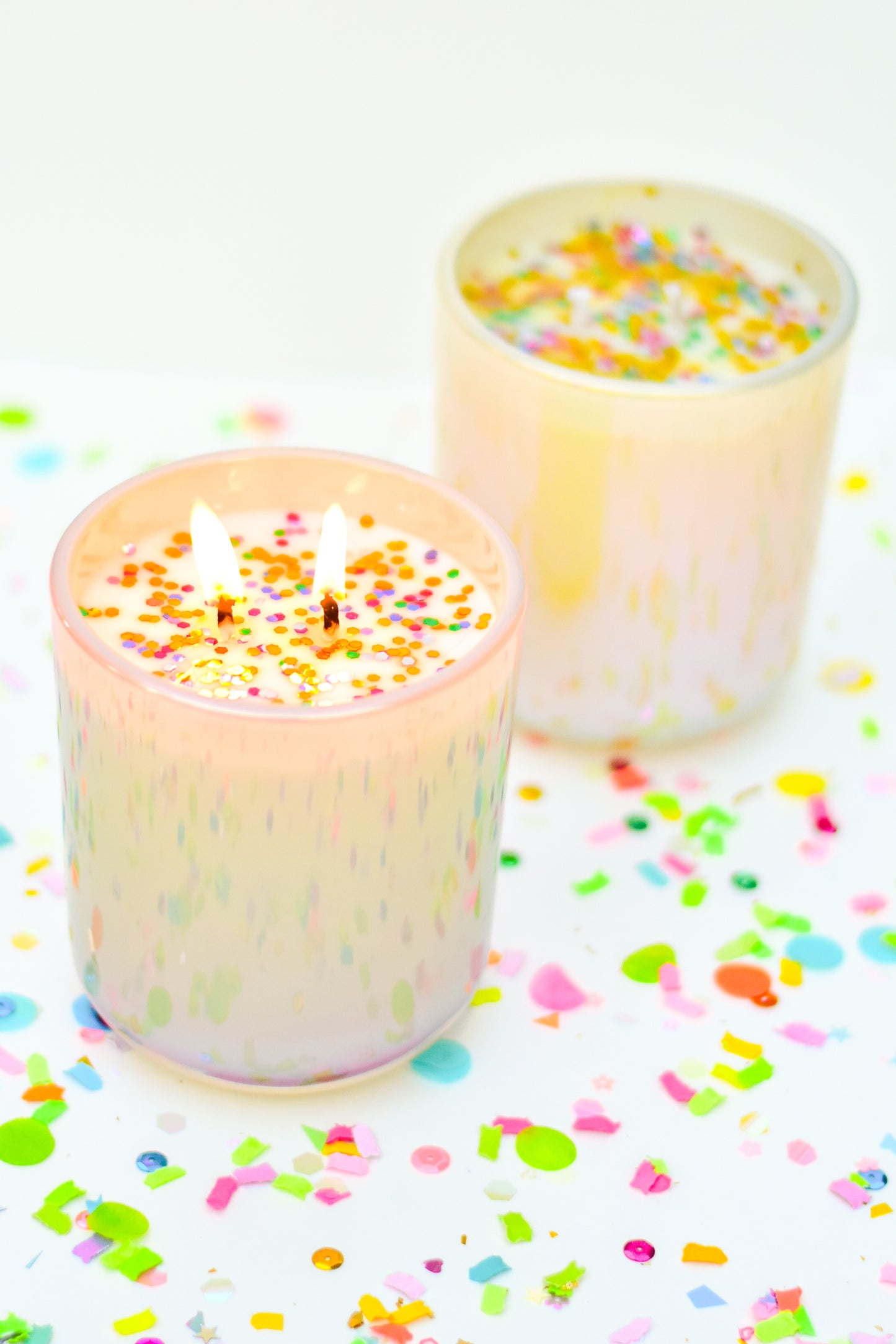 Fall 2-Wick Confetti Candles