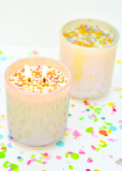 Enchanted Library  2-Wick Confetti Candles