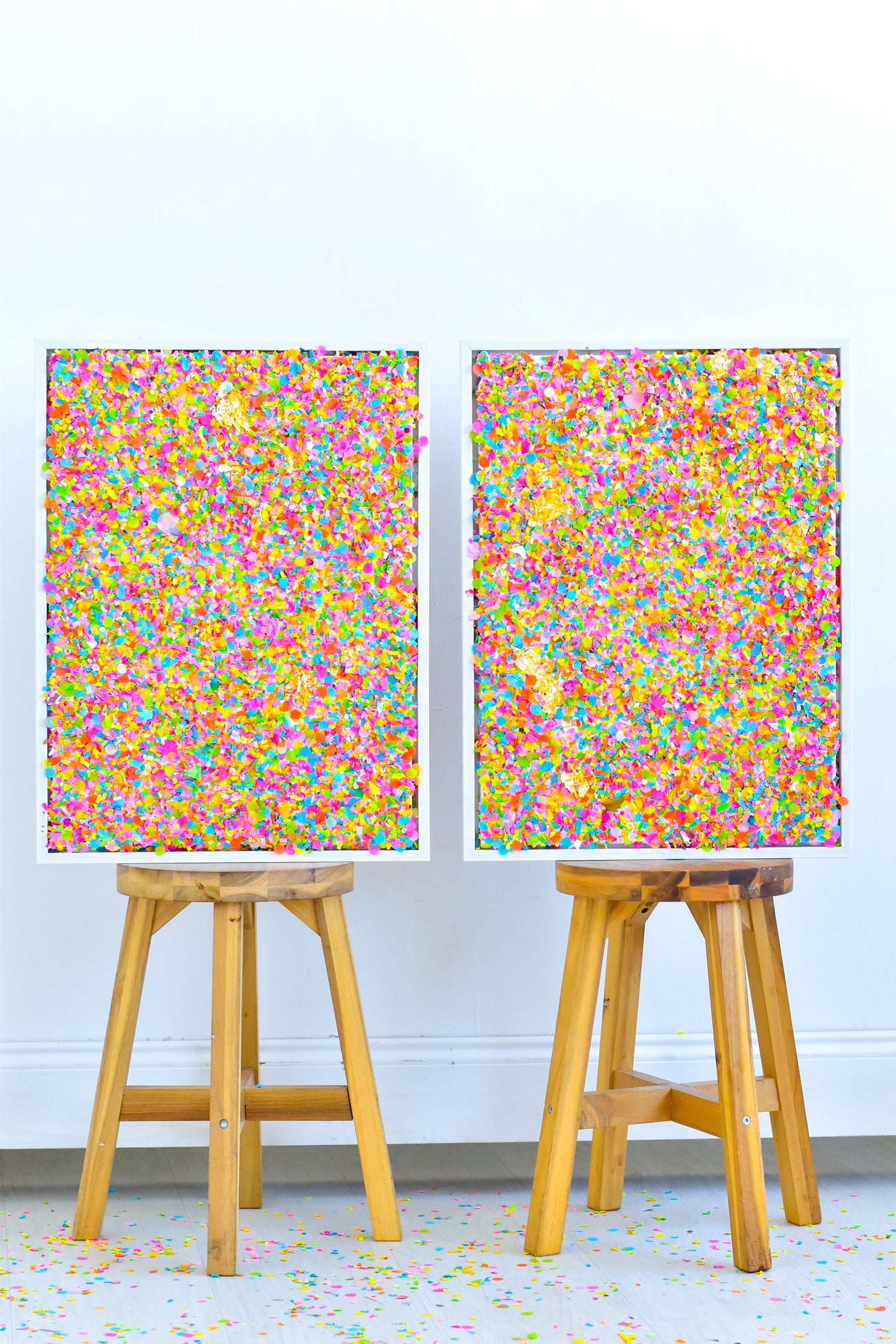 Large Confetti Blend Canvas .02 - 18x24