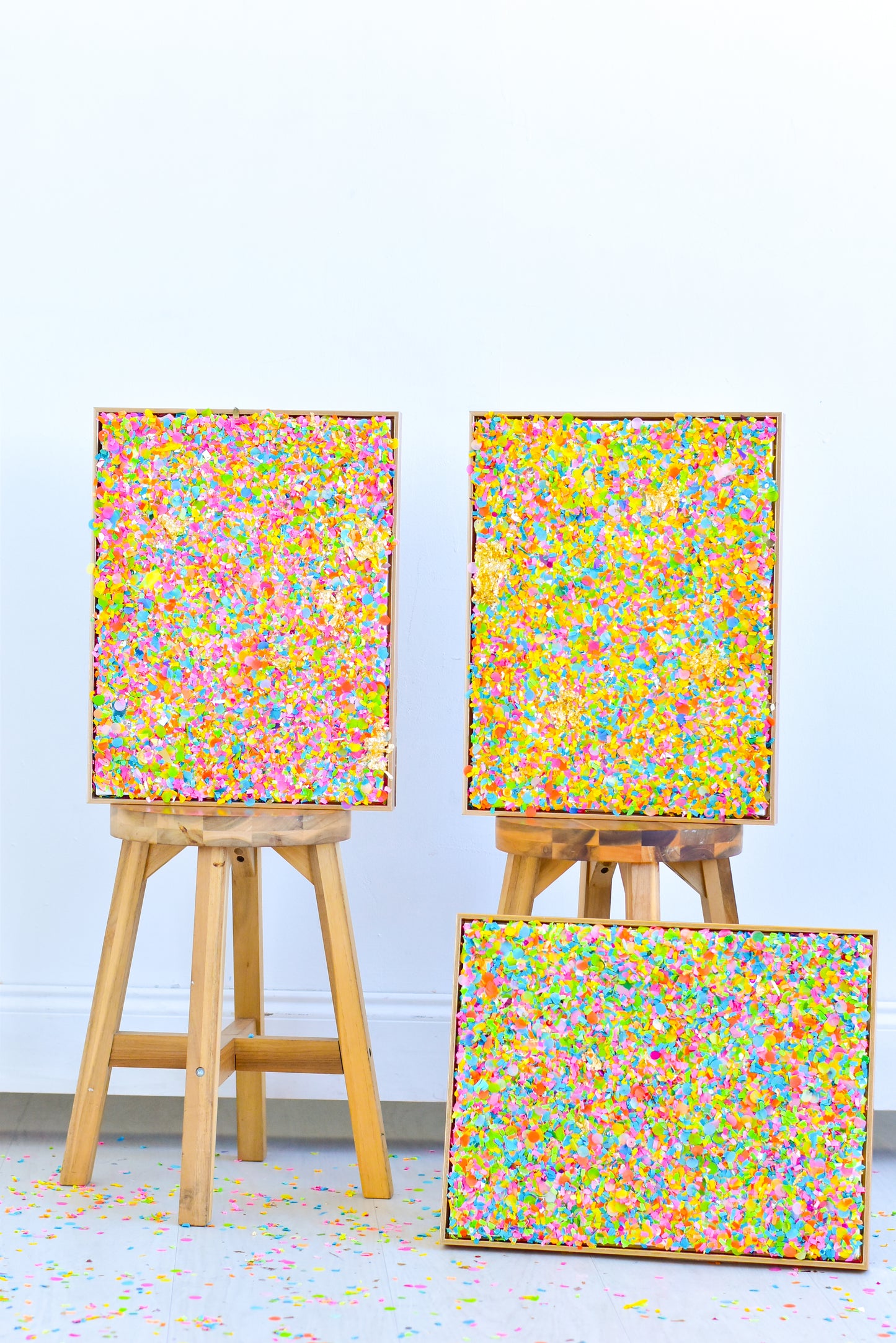Medium Confetti Blend Canvas .02 - 14x18