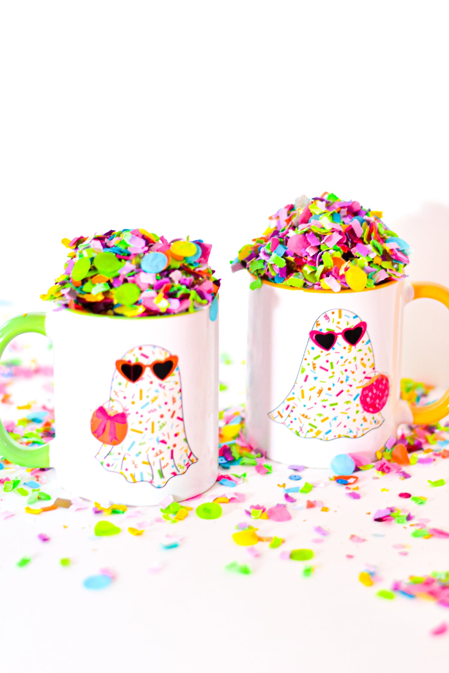 Confetti Ghost Mugs