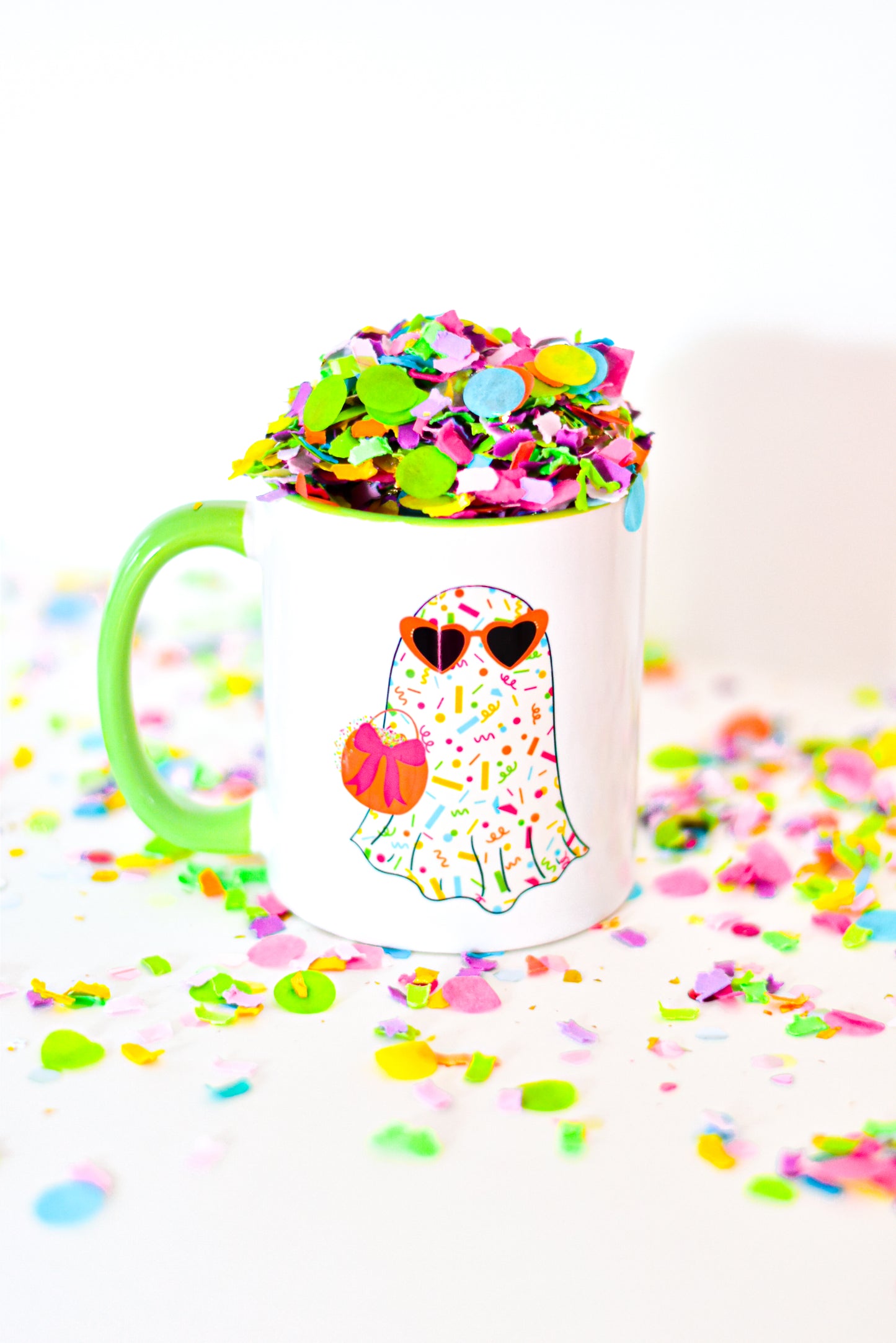 Confetti Ghost Mugs