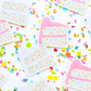 Confetti Cake Sticker Set